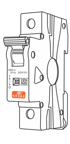  25A MCB SP GRSAV (AD12505)